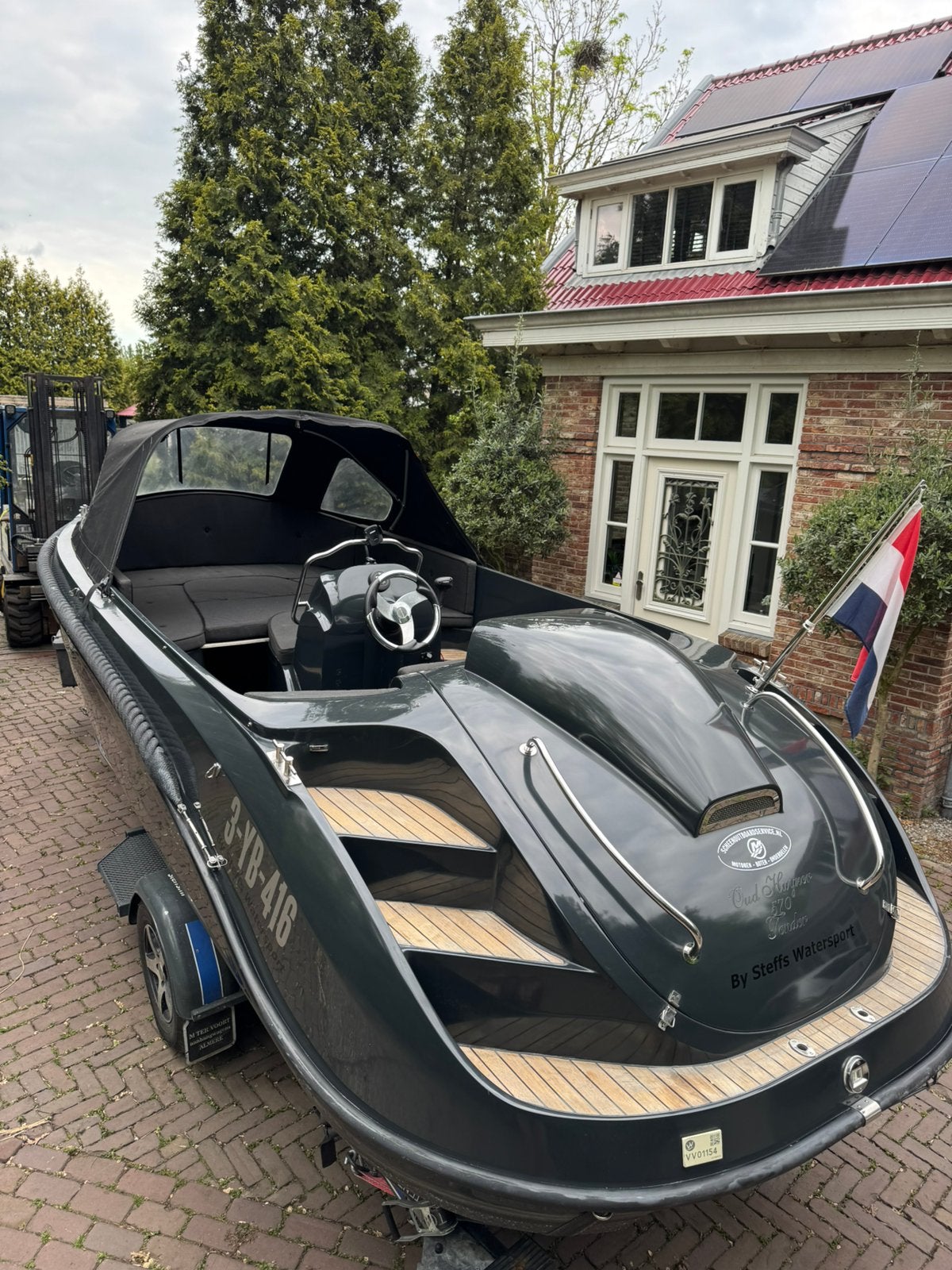 ZGAN! Oud Huijzer 570 + 60pk Mercury 2018 1ste EIGENAAR, Watersport en Boten, Ophalen of Verzenden, Oud Huijzer, Tender, Bilgepomp