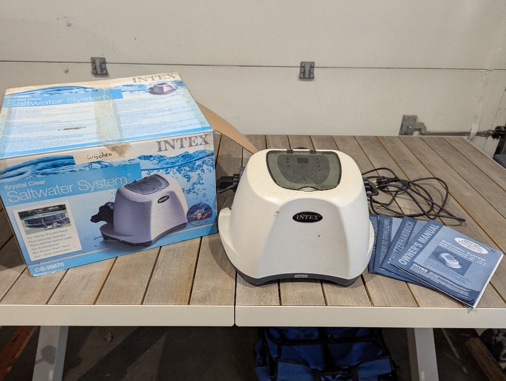 Intex zoutwater systeem, Tuin en Terras, Zwembad-toebehoren, Ophalen of Verzenden, Gebruikt