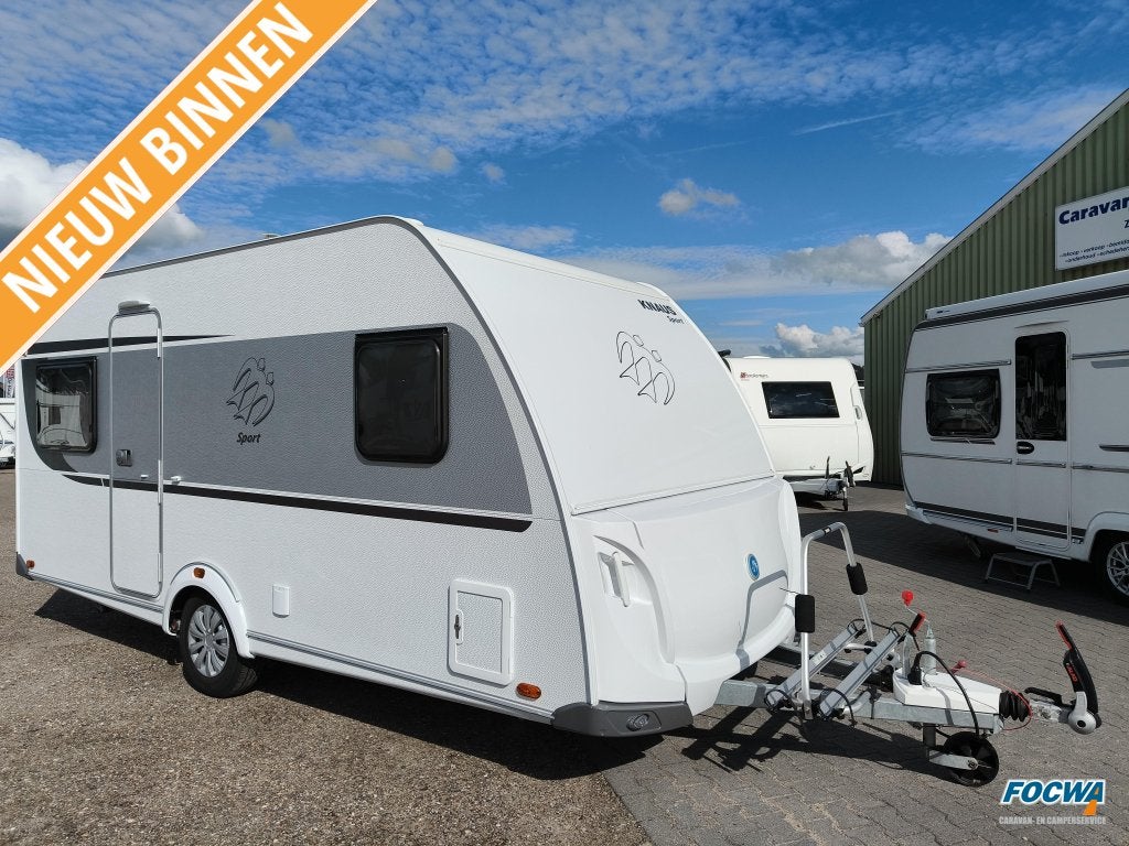 Knaus Sport 450 FU Mover Fransbed Zit Tent, Rondzit, Schokbreker, Bedrijf, 4 tot 5 meter