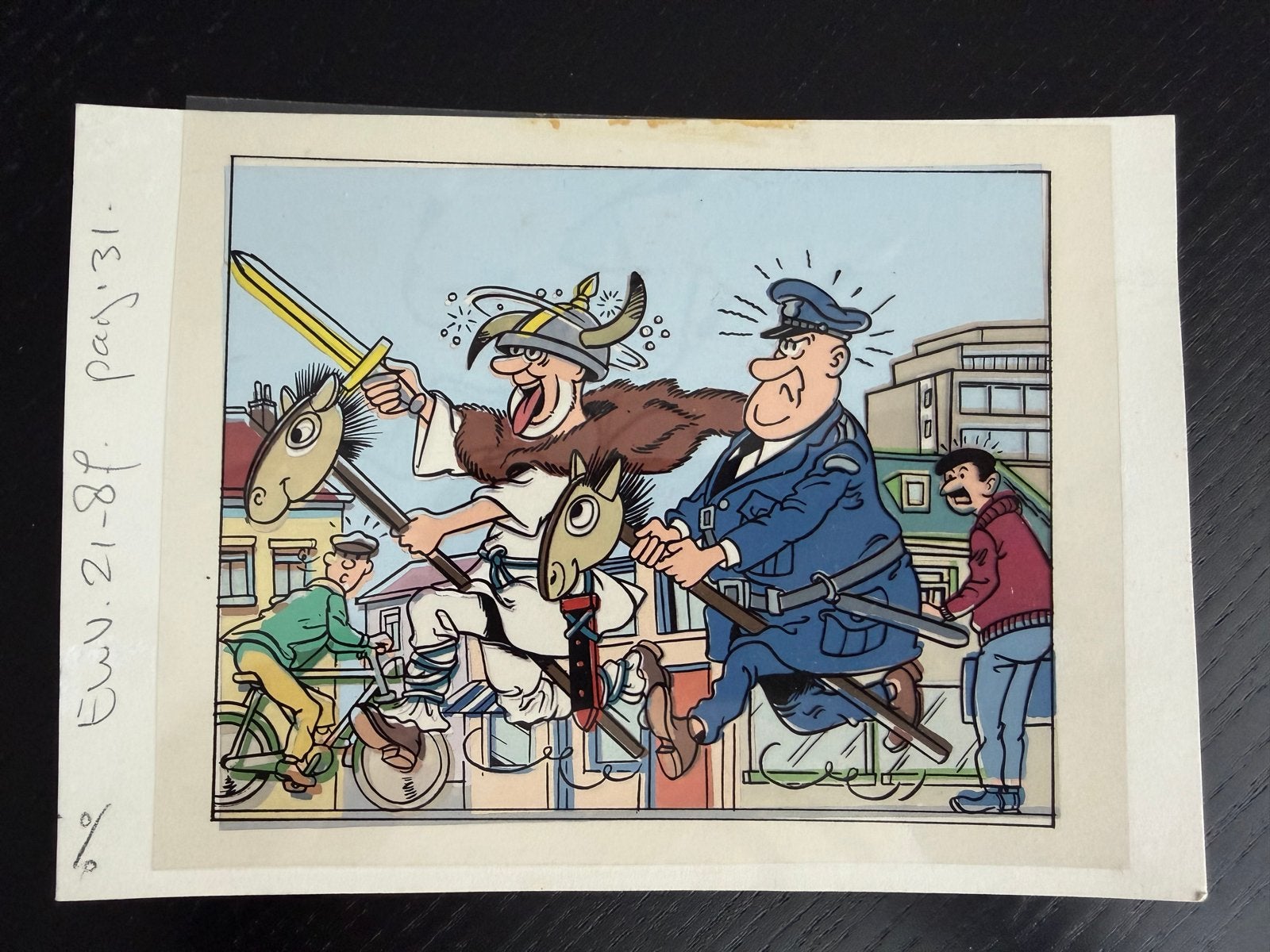 Filmcel Suske en Wiske - Zeer Mooi - De Vinnige Viking, Eén stripboek, Ophalen of Verzenden, Zo goed als nieuw