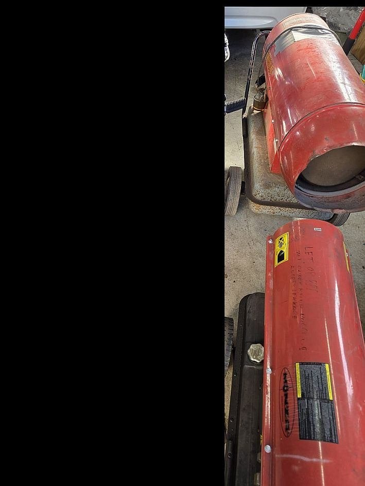 werkplaats diesel kachel 2x werking onbekend, Ophalen, 30 tot 80 cm, Gebruikt, Kachel