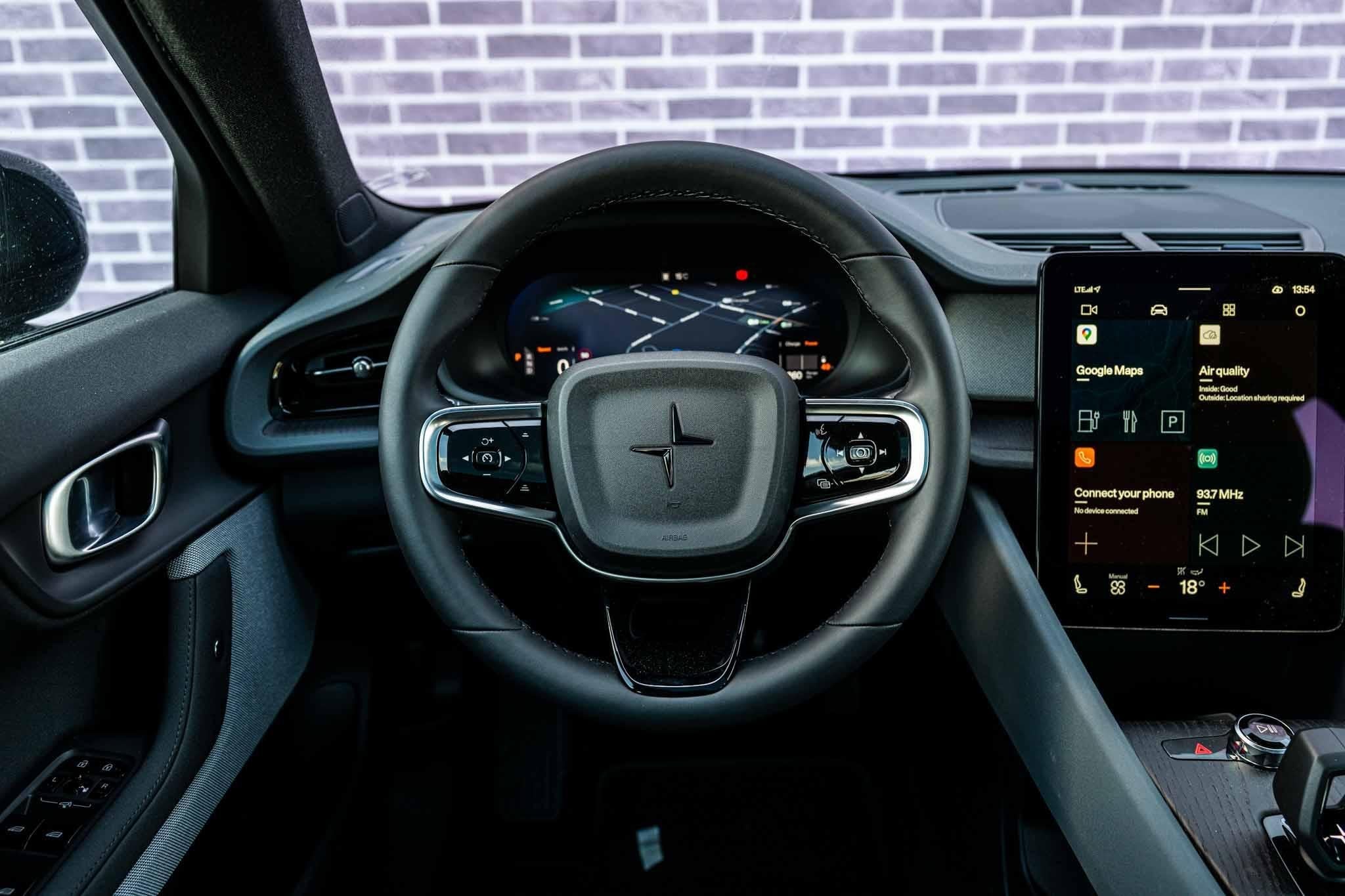 Polestar 2 Long Range Single Motor Plus 82 kWh | Pilot Pack, Auto's, Polestar, Automaat, Achterwielaandrijving, Alcantara, Zwart