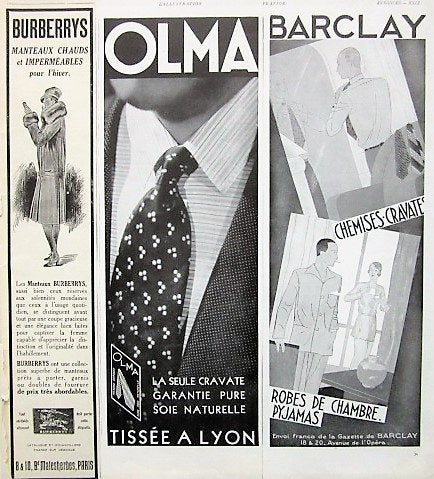 20 advertenties reclames fashion 1926-36 mode hoeden corset, Ophalen of Verzenden, Gebruikt, Overige typen