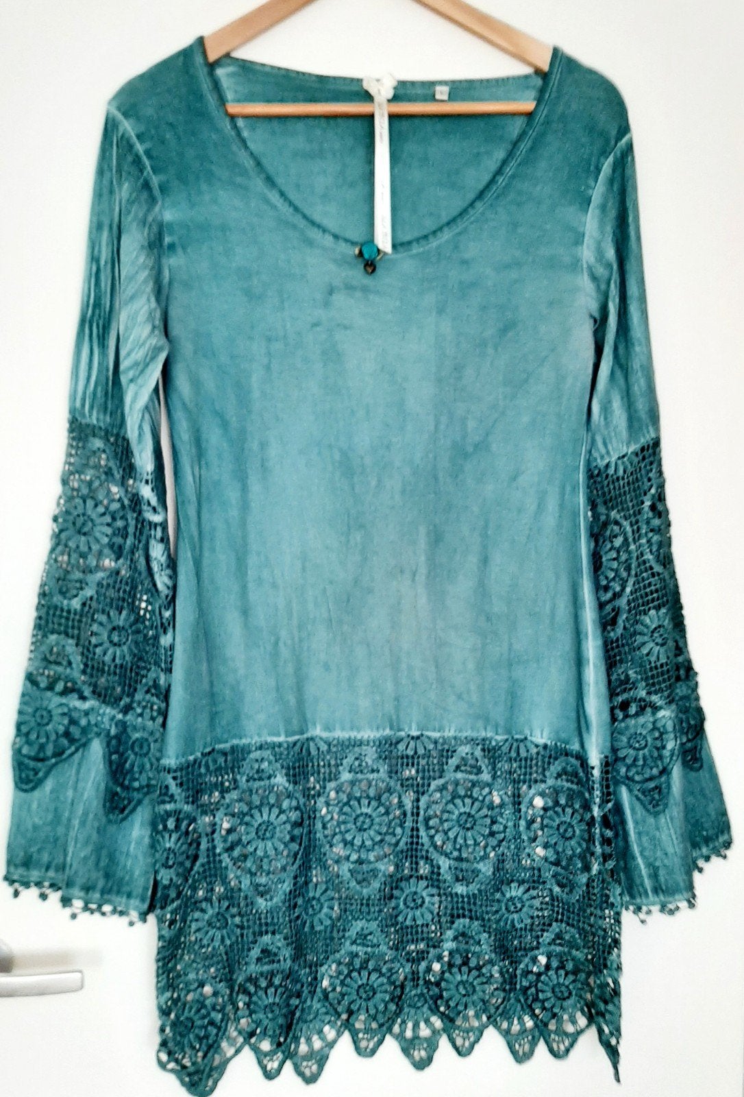 Super mooie tuniek Isla Ibiza L, Ophalen of Verzenden, Zo goed als nieuw, Maat 38/40 (M), Blauw