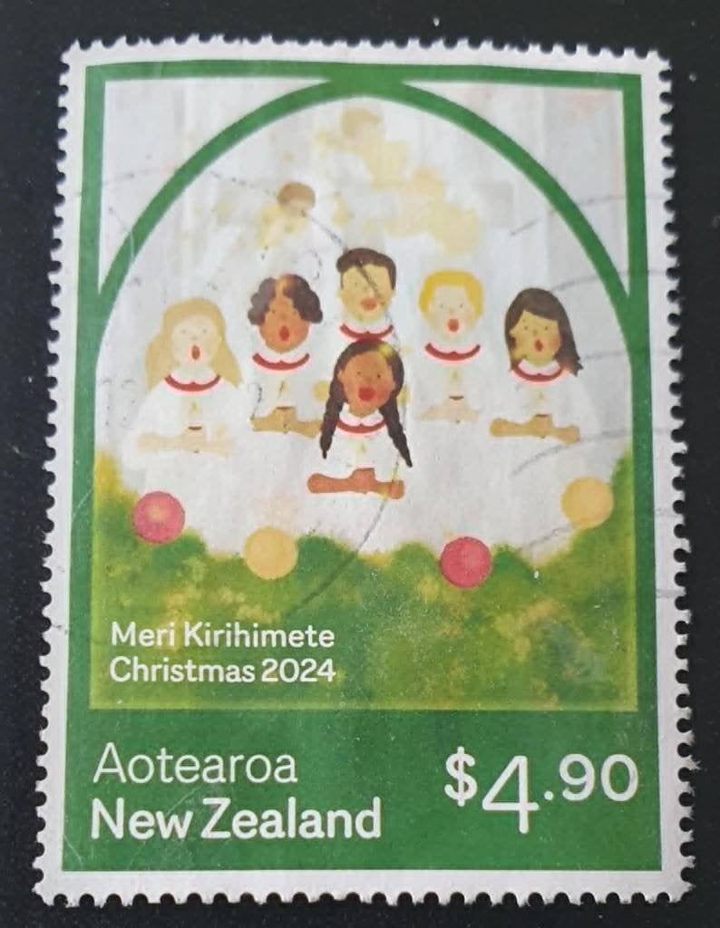 148-26 Nieuw Zeeland 2024 / Meri Kirihimete  $ 4.90, Verzenden, Gestempeld