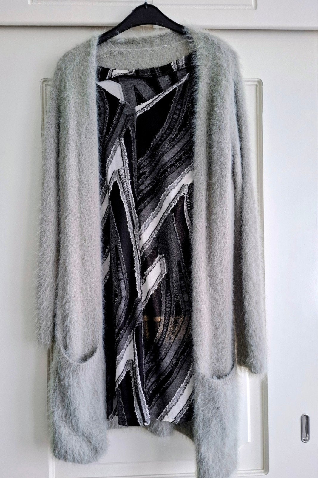 Mohair lang vest met jurk, Maat 38/40 (M), Ophalen of Verzenden, Zo goed als nieuw, Smashed Lemon