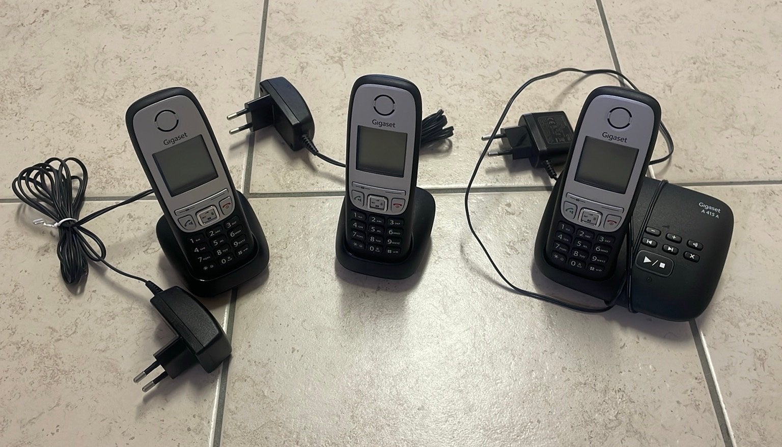 Gigaset A415A Trio Draadloze Telefoons met Antwoordapparaat, Ophalen of Verzenden, Gebruikt, 3 handsets
