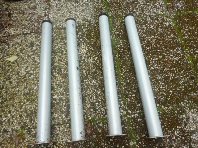 4 tafelpoten, Huis en Inrichting, Tafelonderdelen, Ophalen, Minder dan 50 cm, Gebruikt, 50 tot 100 cm