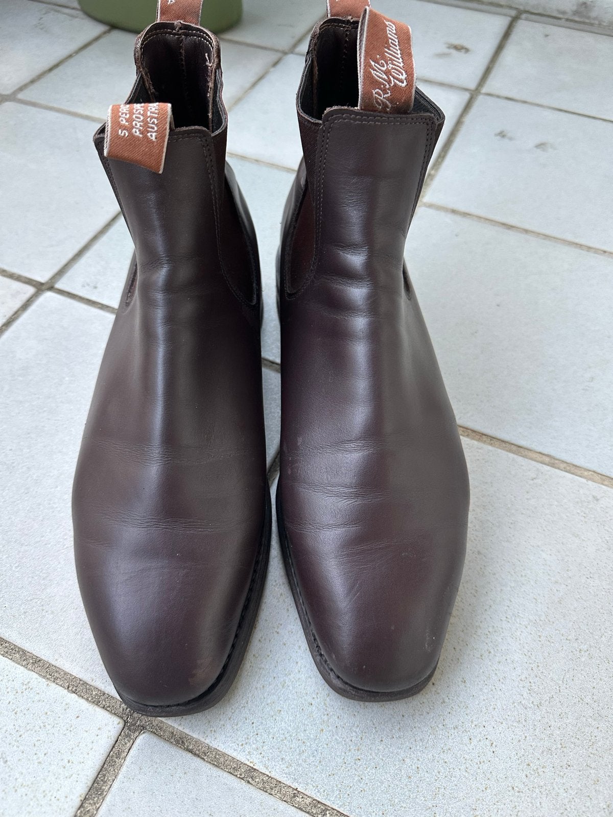 R.M. Williams Comfort Craftsman - Chestnut - Maat 45, Ophalen of Verzenden, Zo goed als nieuw, Bruin, Boots
