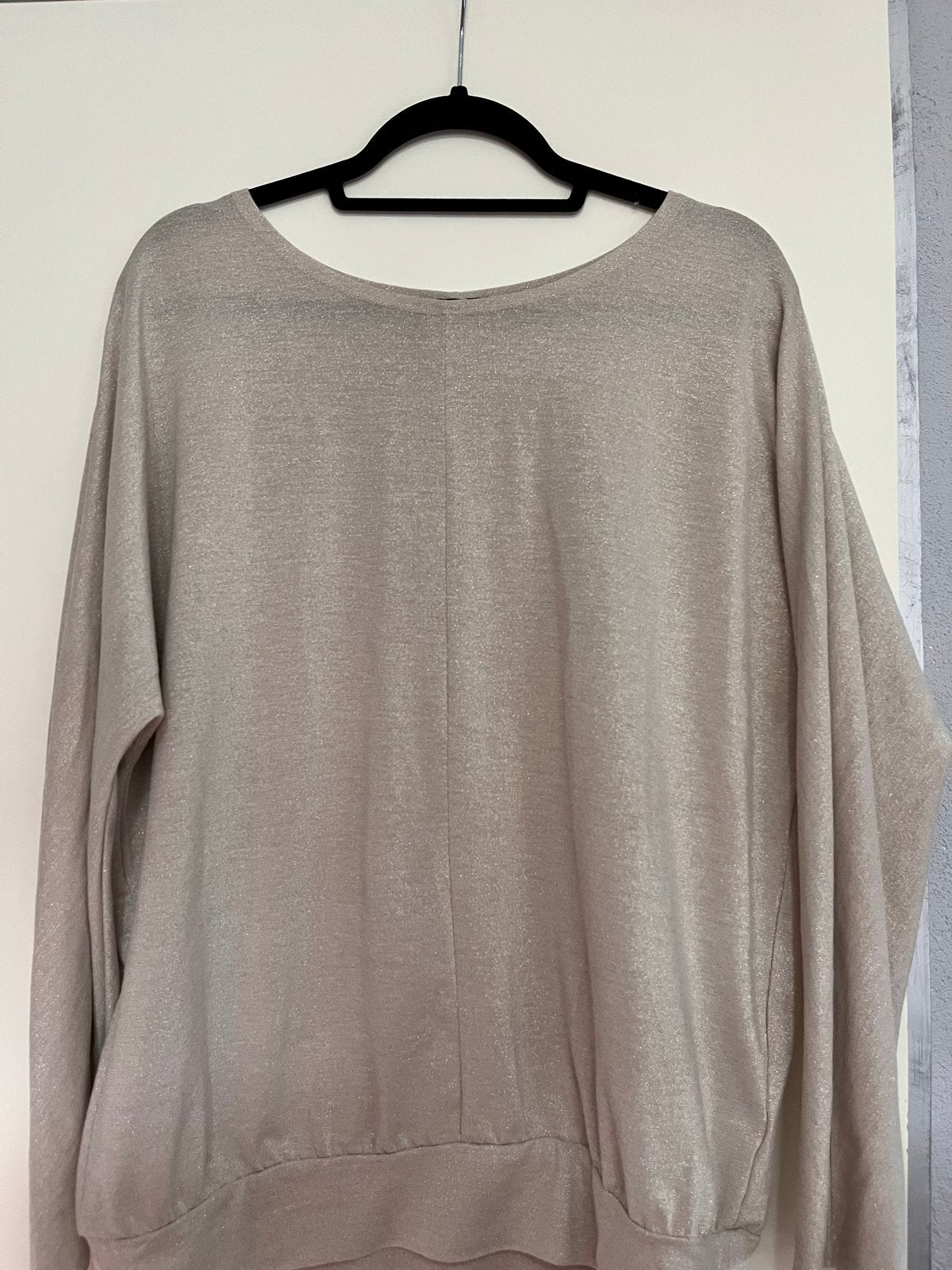 Norah glitter trui maat 40, Maat 38/40 (M), Verzenden, Beige, Zo goed als nieuw