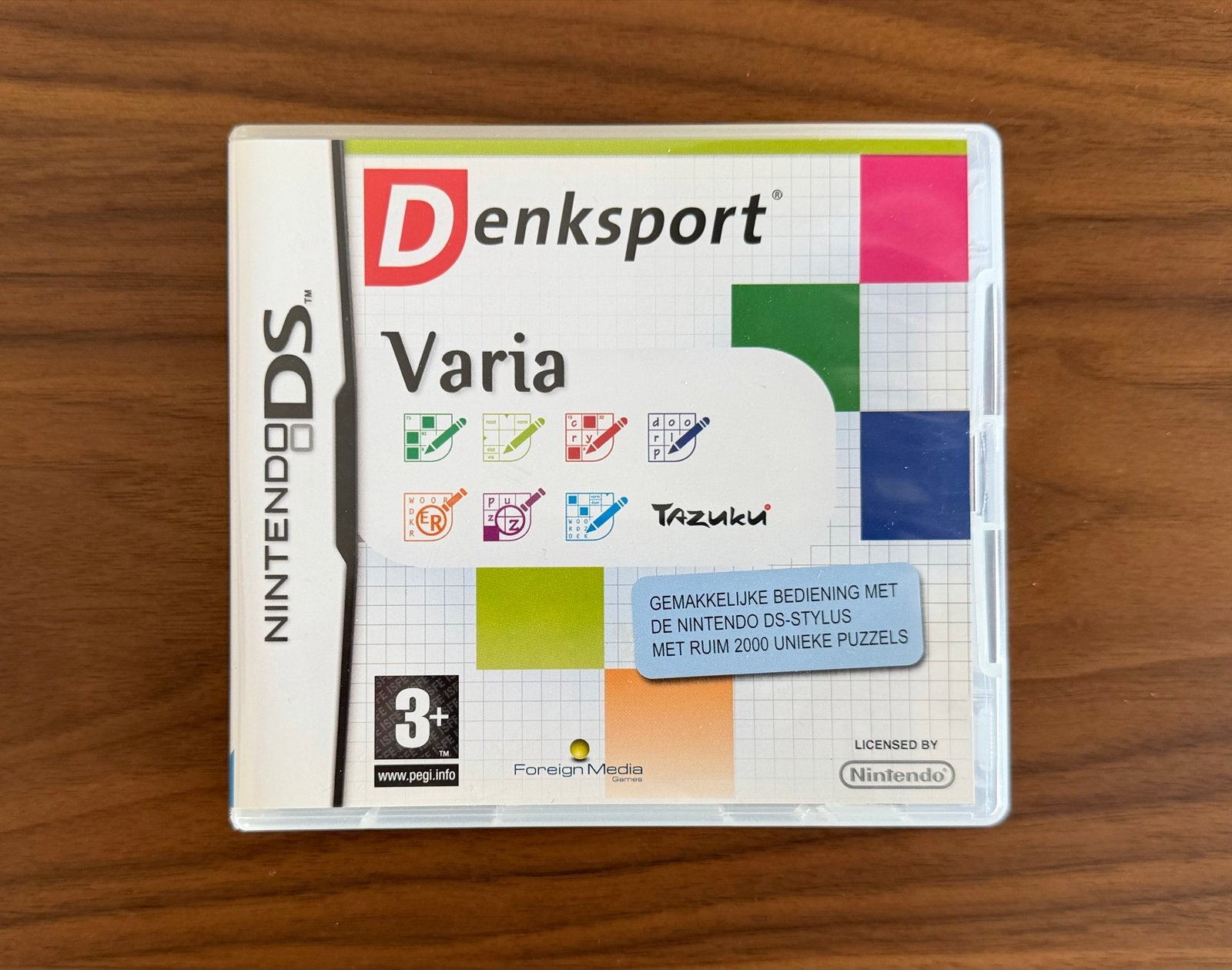Denksport Varia Nintendo DS - Puzzelplezier voor iedereen, Puzzel en Educatief, 1 speler, Ophalen of Verzenden, Zo goed als nieuw