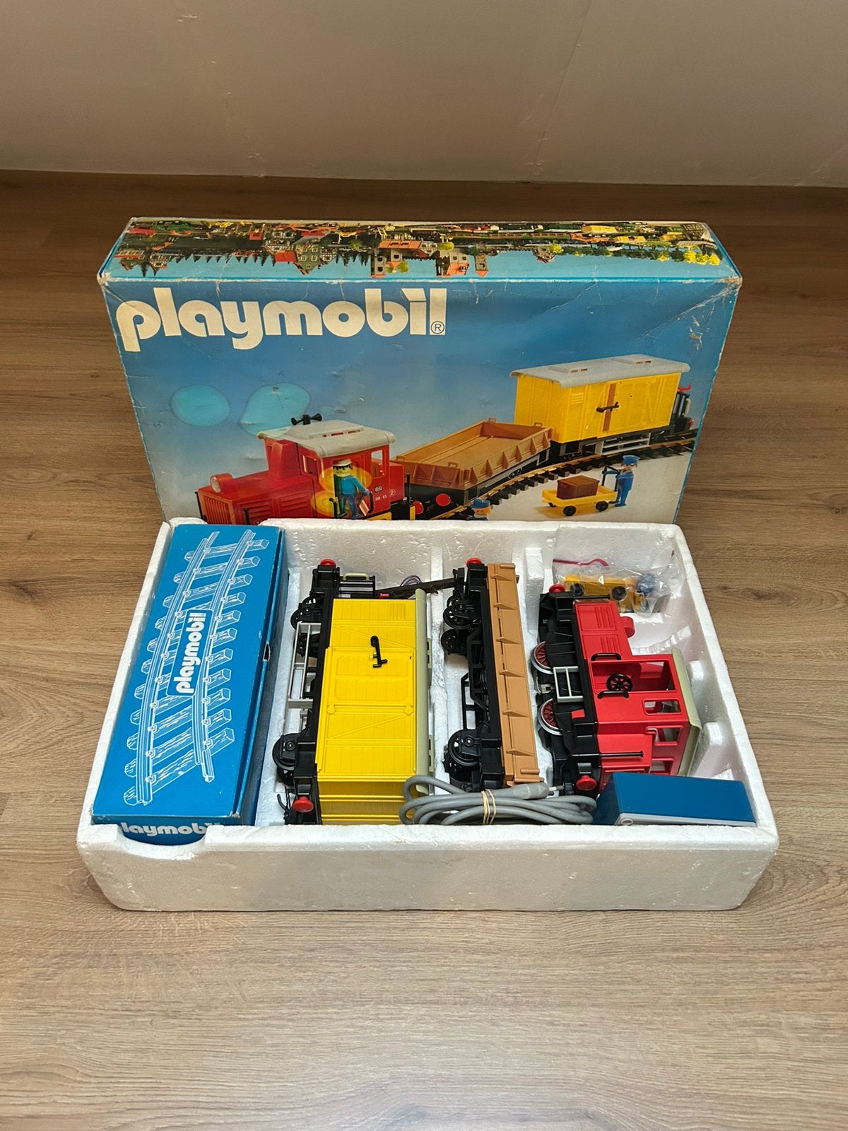 Playmobil 4025 Goederentrein set, Ophalen of Verzenden, Gebruikt, Complete set