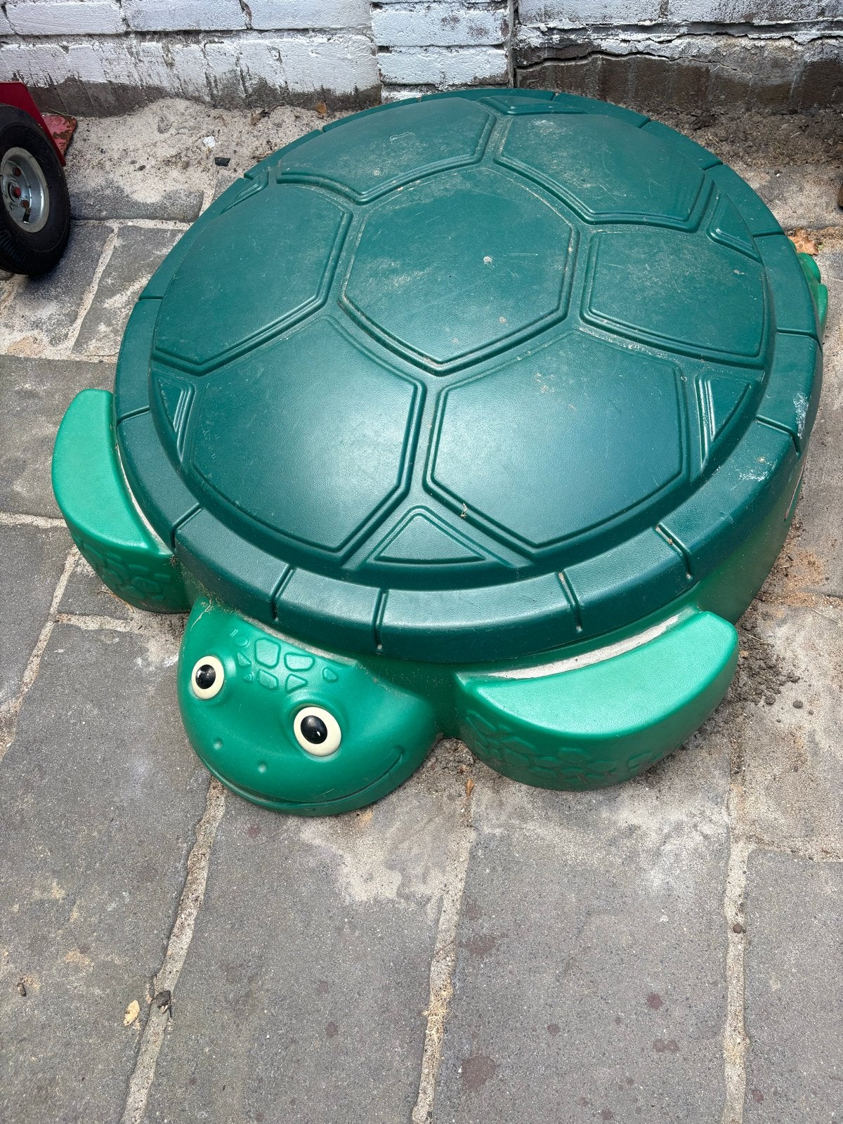 Little Tikes Schildpad Zandbak - Groen, Ophalen, Gebruikt