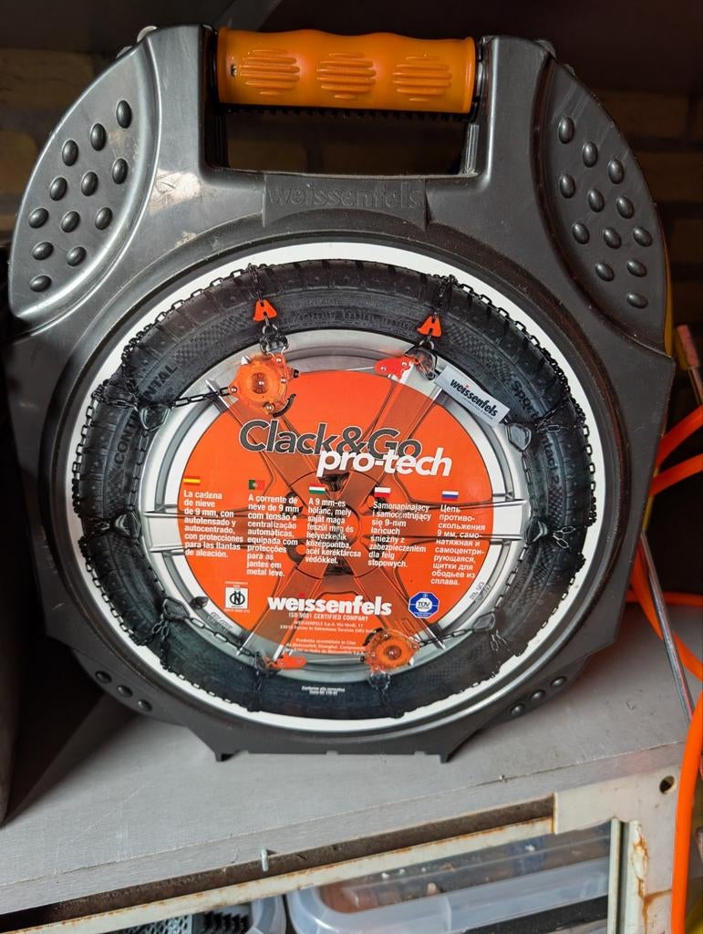 Weissenfels Clack & Go Pro-Tech sneeuwkettingen m44 10, Ophalen, Zo goed als nieuw