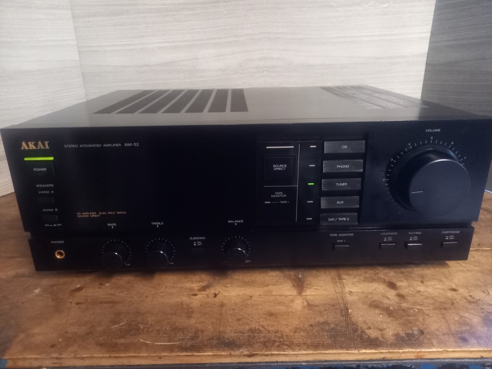 AKAI  AM-32, Audio, Tv en Foto, Versterkers en Receivers, Overige merken, Gebruikt, Ophalen of Verzenden, 60 tot 120 watt