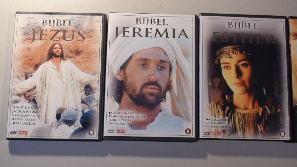 De bijbel Esther Jeremia Jezus dvd, Cd's en Dvd's, Alle leeftijden, Ophalen of Verzenden, Zo goed als nieuw, Nederlands