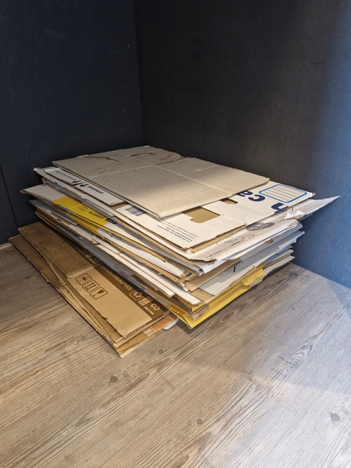 Gebruikte verhuisdozen, Ophalen, 40 tot 60 cm, Opvouwbaar, 50 tot 75 cm