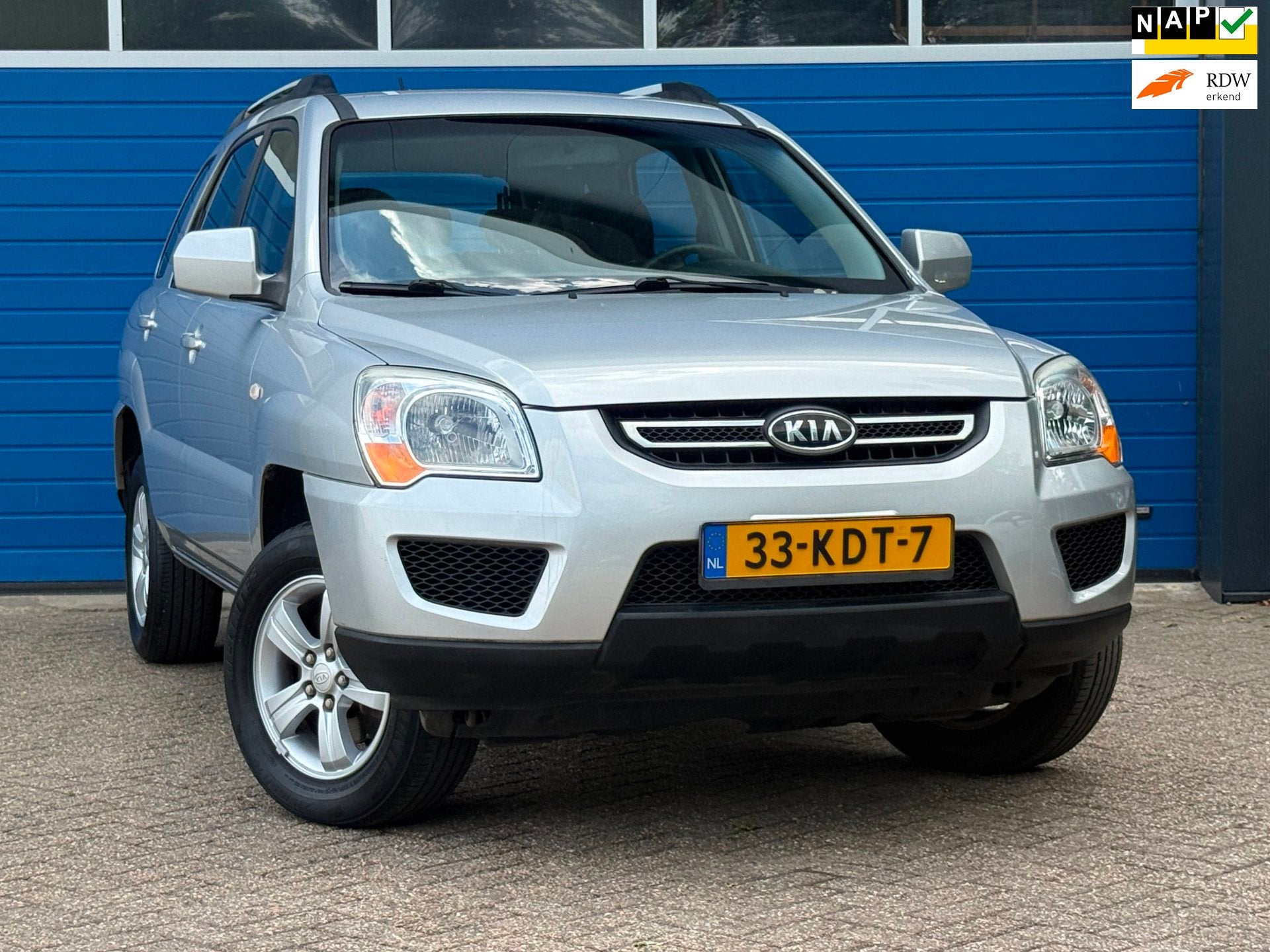 Kia Sportage 2.0 CVVT X-pect|Airco|1e Eig., Auto's, 1442 kg, Stof, Gebruikt, Zwart