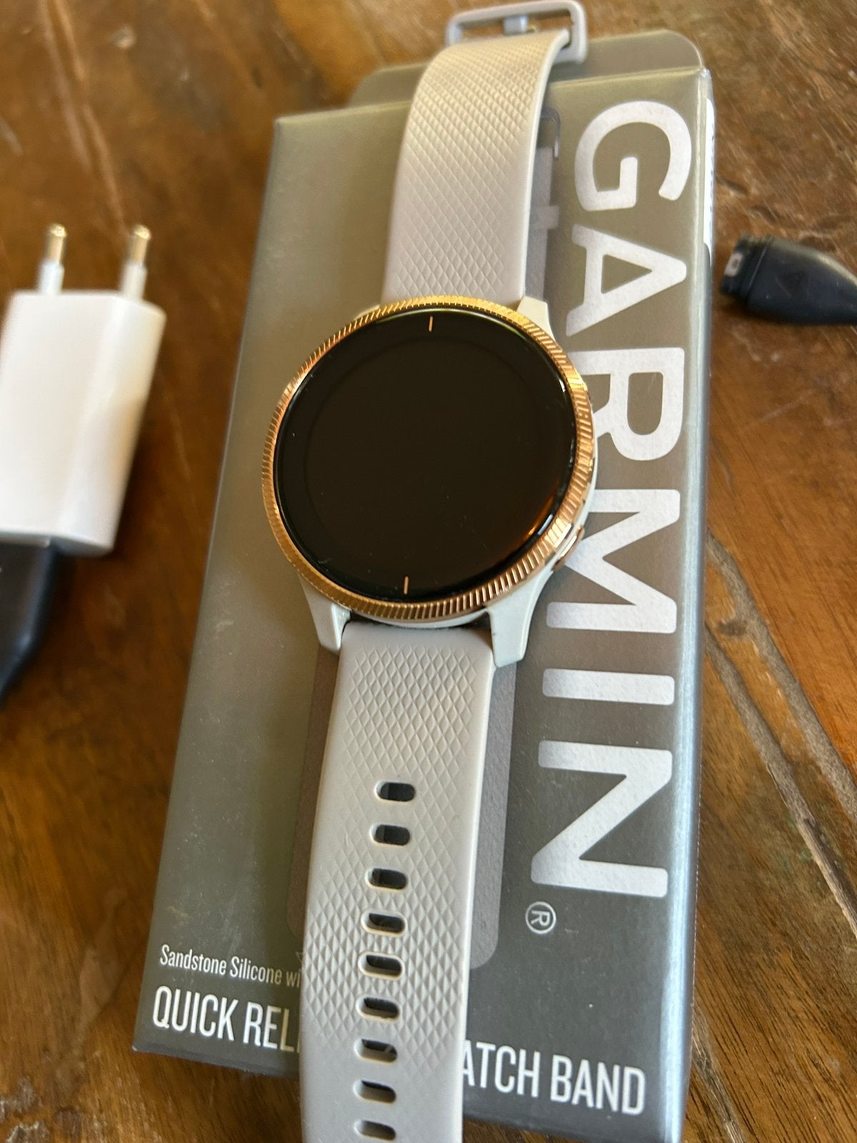 Nette Garmin Venu smartwatch, Ophalen, Stappen, Zwart, Zo goed als nieuw