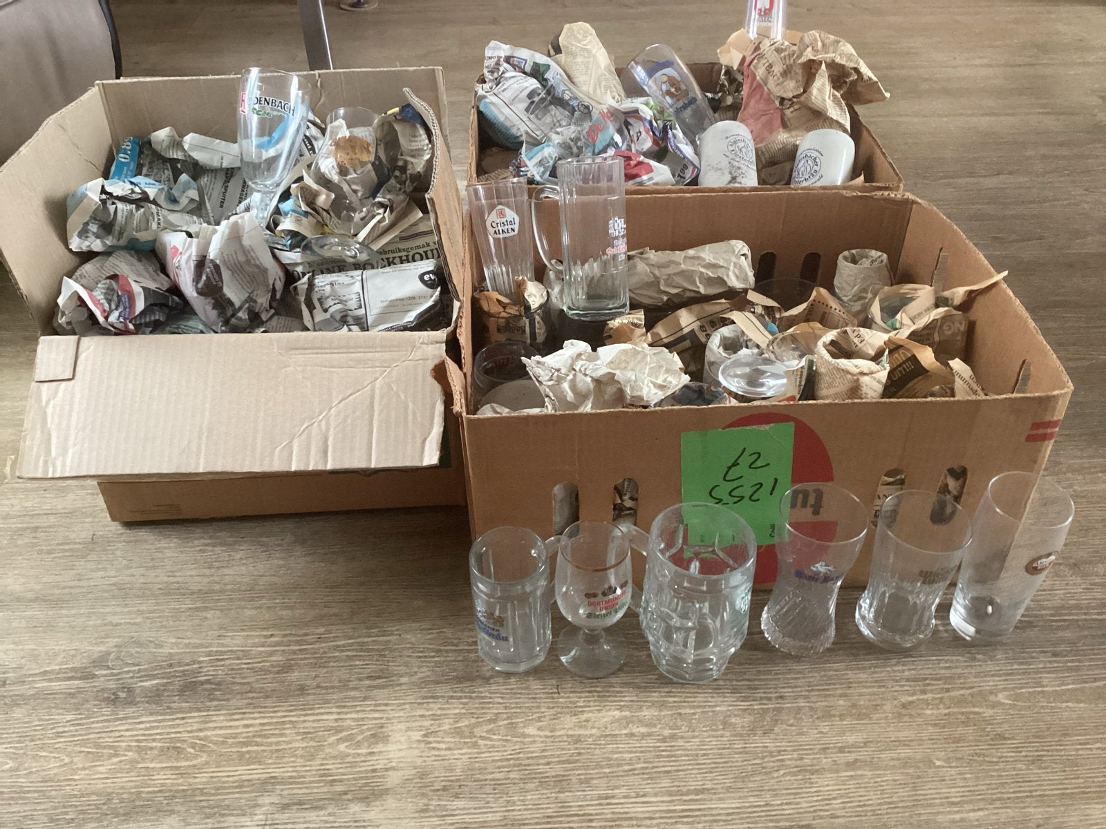 Diverse bierglazen en drinkglazen - Grote partij, Ophalen, Gebruikt