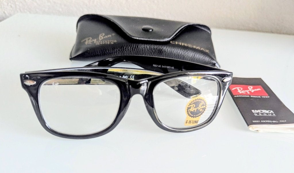 RAYBAN Wayfarer zonnebril. RB2140, Zonnebril, Zwart, Nieuw, Ophalen of Verzenden