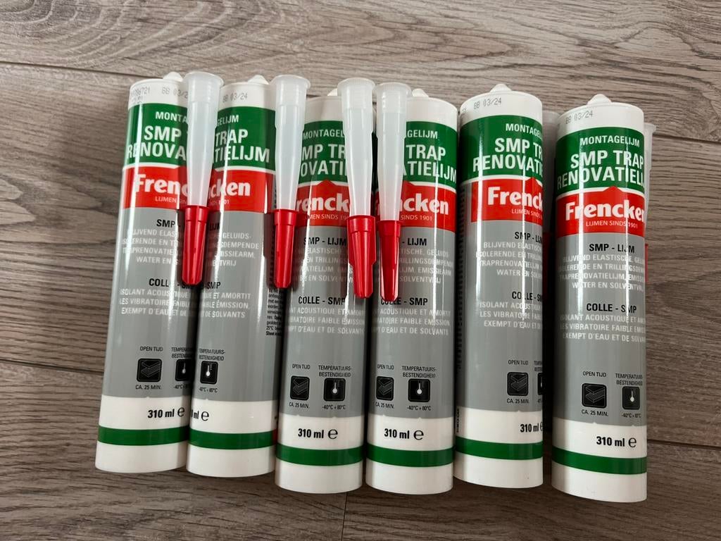 Frencken Montagelijm smp trap renovatielijm 6x, Ophalen of Verzenden, Nieuw, Overige typen