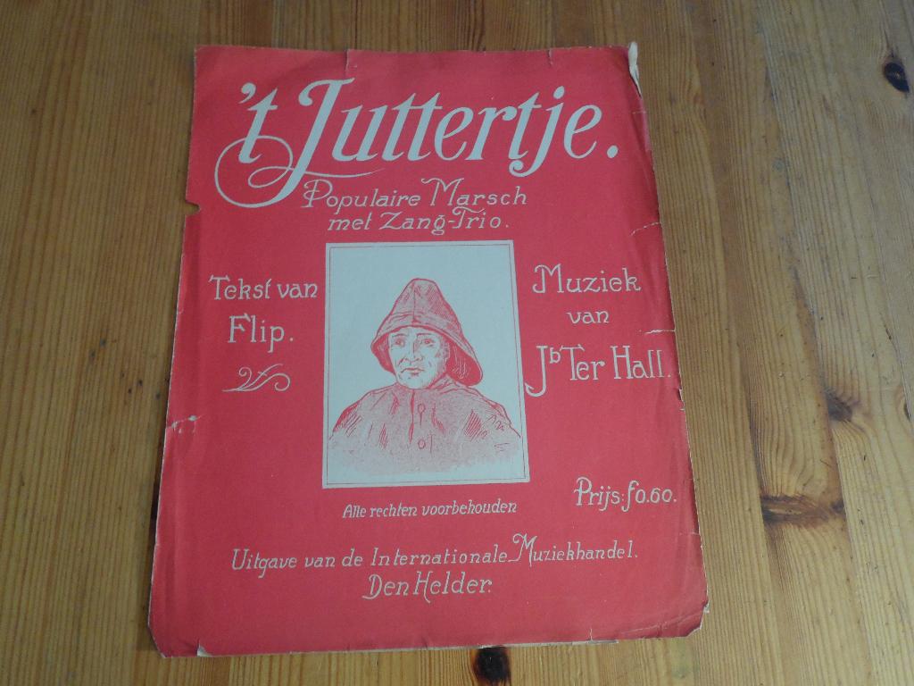 't juttertje - j. Ter hall / flip, Gebruikt, Ophalen of Verzenden, Artiest of Componist, Piano
