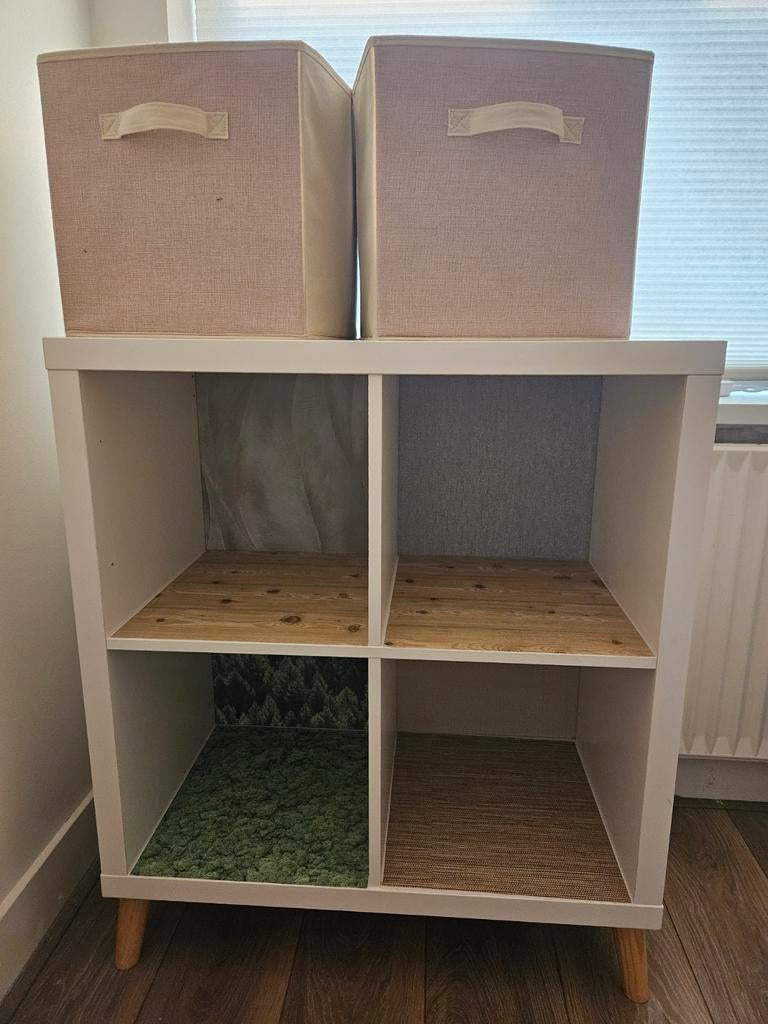 Ikea kallax kast vermaakt tot groot poppenhuis/barbiehuis, Ophalen of Verzenden, Poppenhuis