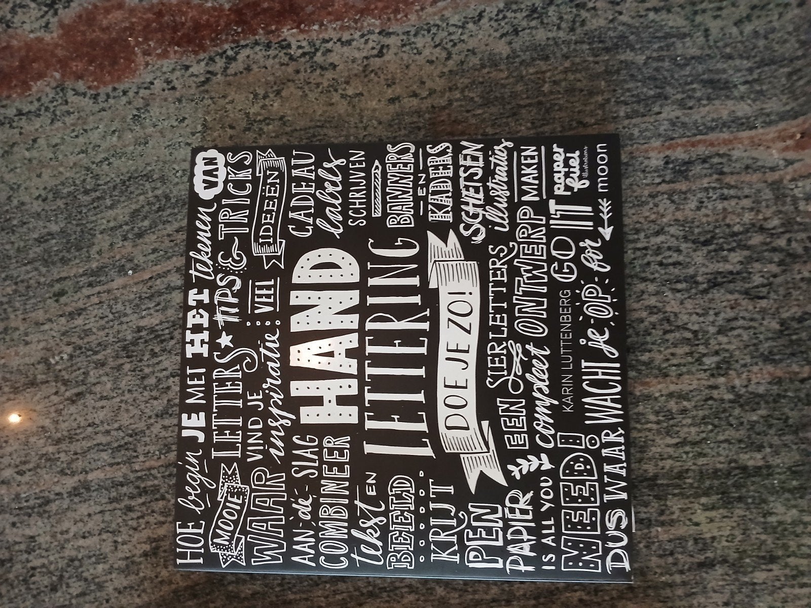 handlettering doe je zo kabinet luttenberg, Ophalen of Verzenden, Zo goed als nieuw, Tekenen en Schilderen