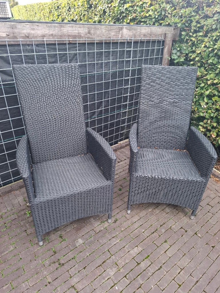 verstelbare tuinstoelen, Ophalen, Gebruikt, Kunststof