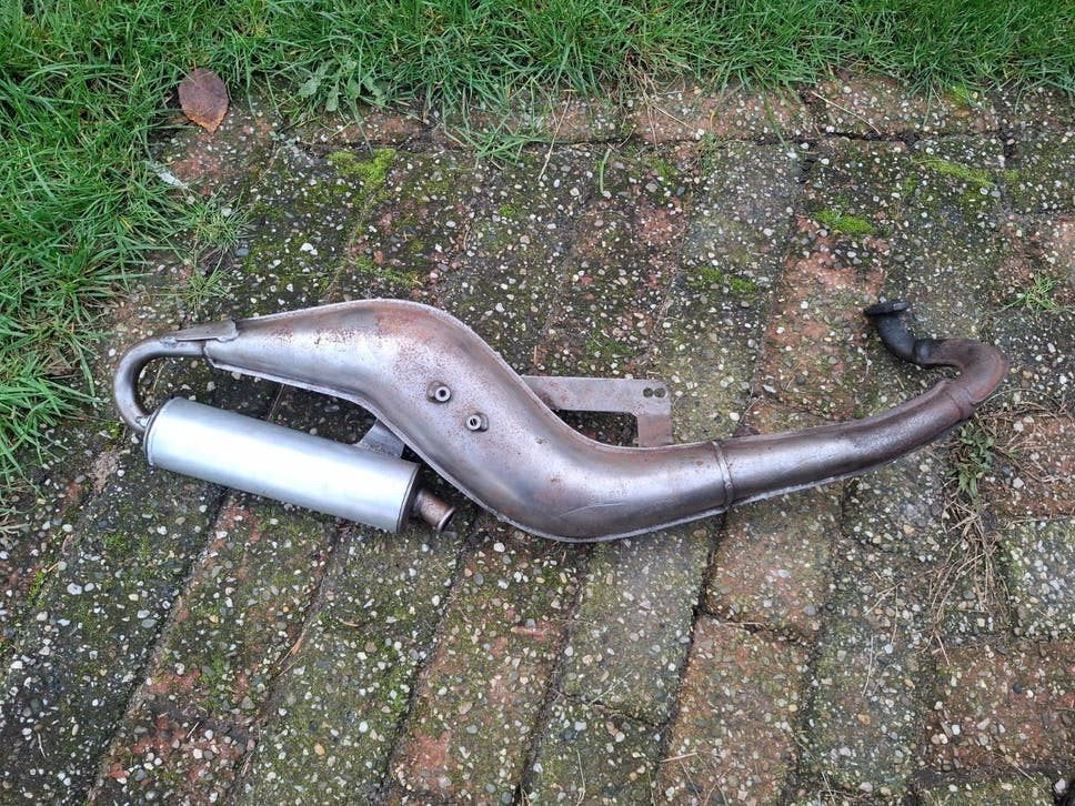 giannelli pro 5 honda wallaroo uitlaat, Fietsen en Brommers, Ophalen, Uitlaat