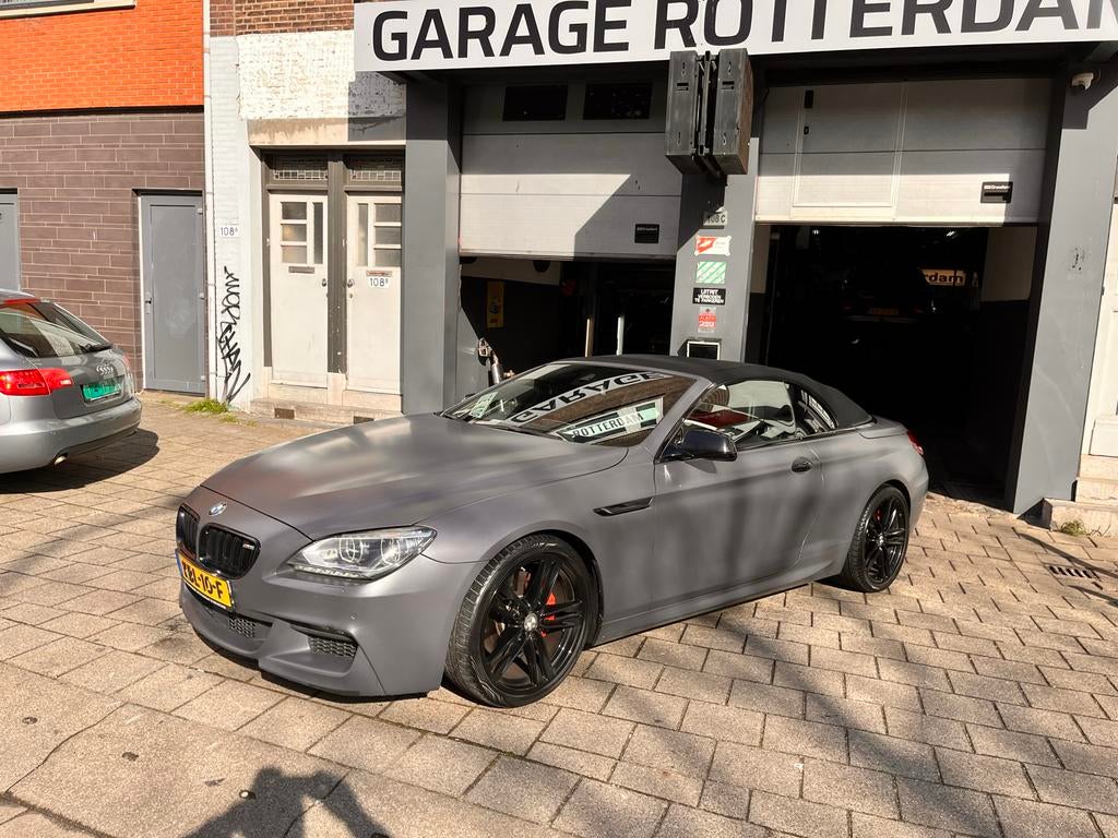 BMW 6-Serie 640D Cabrio 3.0 230KW MATGRIJS, Automaat, Achterwielaandrijving, Cabriolet, 4 stoelen