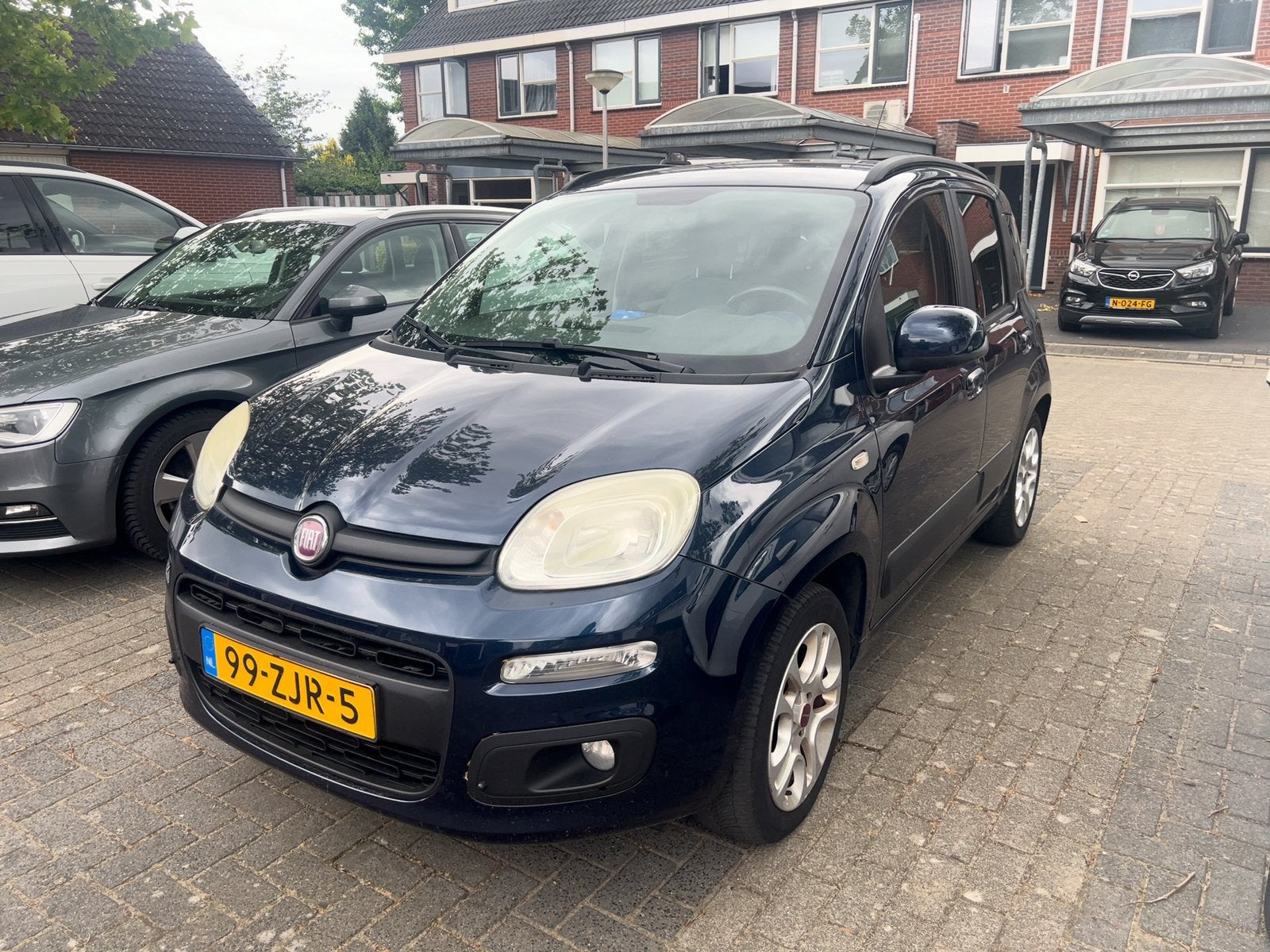 Fiat Panda Twinair 85 2012 Blauw, Voorwielaandrijving, 40 €/maand, Panda, Origineel Nederlands