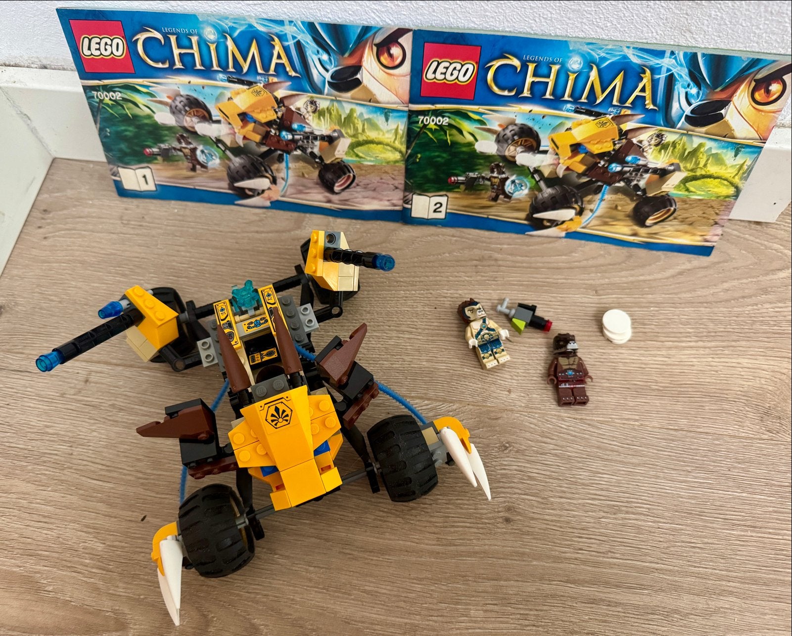 Lego Chima 70002 Worriz' Wolf Bike met minifiguren, Gebruikt, Lego, Ophalen of Verzenden, Complete set