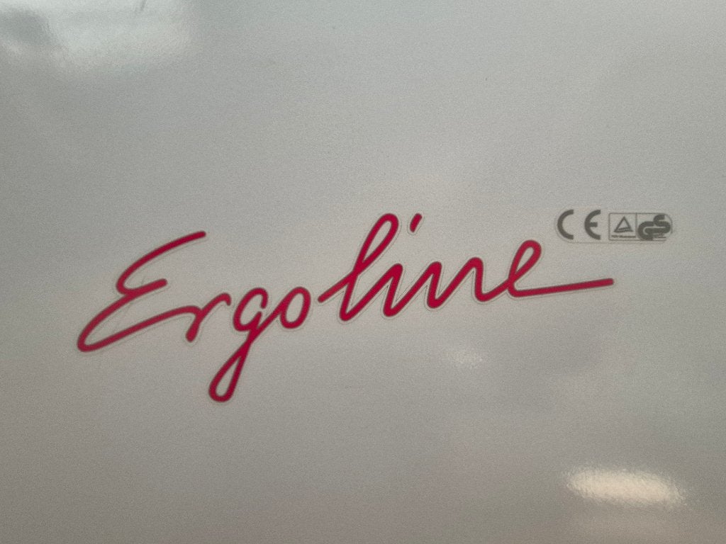 Ergoline zonnebank 36 lampen, incl gezicht bruiners zgan, Ophalen, Zo goed als nieuw, Zonnebank dubbelzijdig, 15 lampen of meer