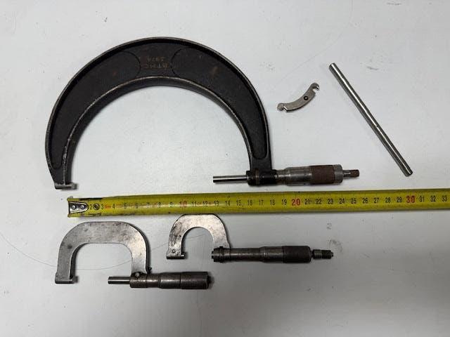 micrometers buitenschroefmaat, Afstand, Ophalen of Verzenden, Zo goed als nieuw, Mitutoyo