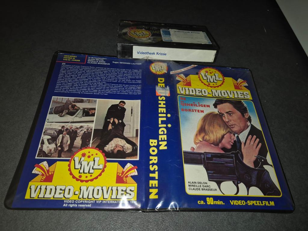 DE IJSHEILIGEN BORSTEN OP BETAMAX! ALAIN DELON OP VML, Cd's en Dvd's, Vanaf 16 jaar, Ophalen of Verzenden, Zo goed als nieuw, Horror