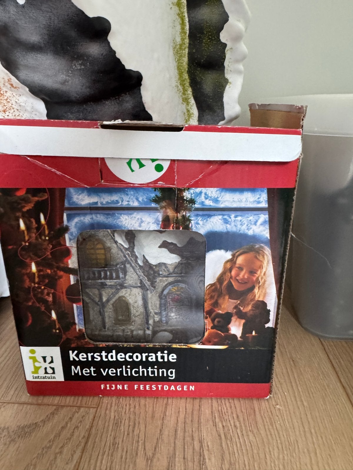 Kerstdorp huisjes en accessoires, Ophalen, Zo goed als nieuw