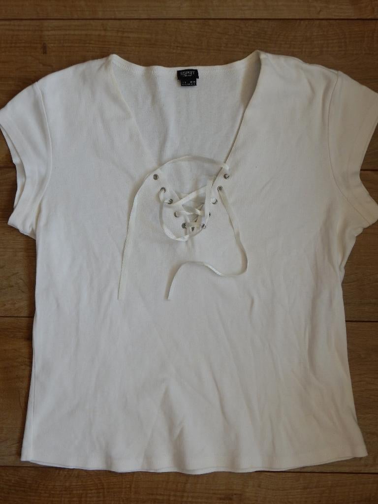 Esprit shirt,xl, Kleding | Dames, Wit, Maat 46/48 (XL) of groter, Ophalen of Verzenden, Zo goed als nieuw