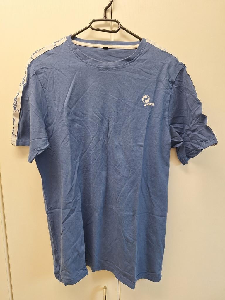 Quick 1905 T-shirt Maat L - Blauw met logo op mouwen, Quick, Maat 52/54 (L), Blauw, Ophalen of Verzenden