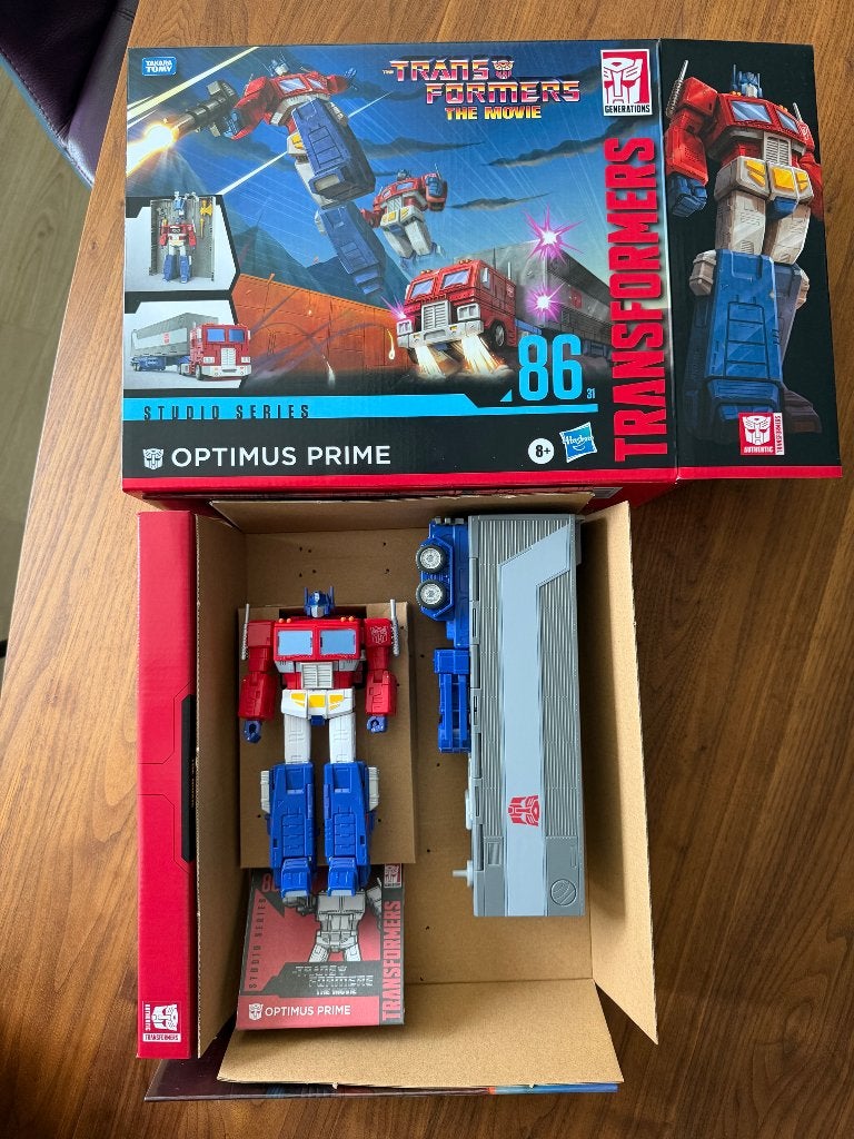 Transformers Optimus Prime the movie 86, Verzamelen, Overige generaties, Ophalen, Zo goed als nieuw, Autobots