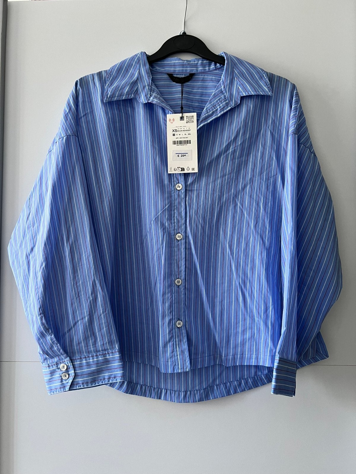 Zara gestreepte blouse - maat XS / S - nieuw, Ophalen of Verzenden, Nieuw, Maat 34 (XS) of kleiner, Blauw