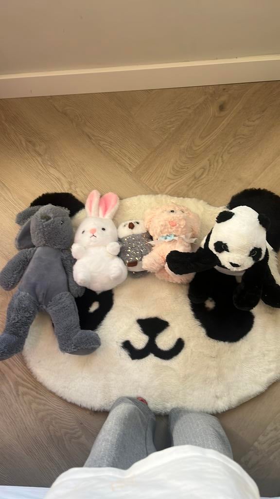 5 leuke en schattige knuffels, Kinderen en Baby's, Speelgoed | Knuffels en Pluche, Ophalen of Verzenden, Zo goed als nieuw, Overige typen