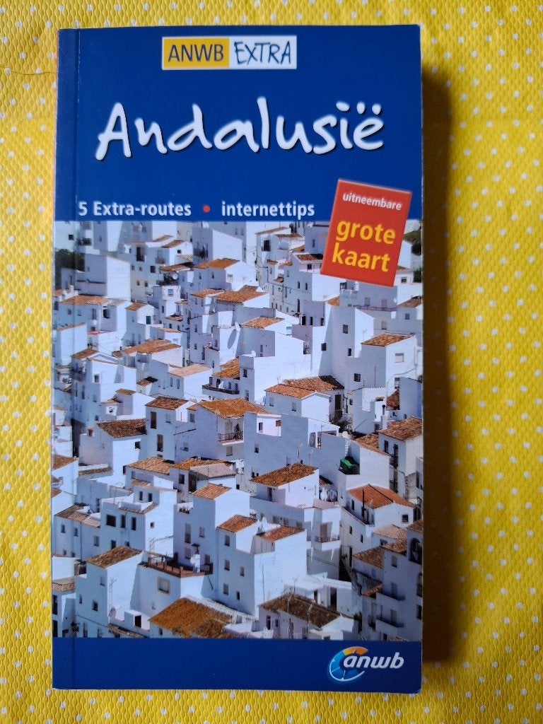 ANWB Extra Andalusië Reisgids met grote kaart, Europa, Ophalen of Verzenden, Reisgids of -boek, ANWB