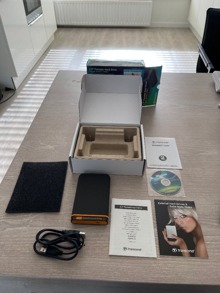 Transcend StoreJet 25M 160GB externe harde schijf, Computers en Software, Harde schijven, HDD, 160GB, Nieuw, Ophalen of Verzenden