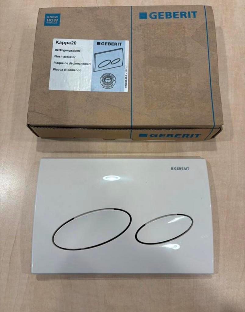 Geberit Kappa20 bedieningsplaat, Doe-het-zelf en Verbouw, Sanitair, Ophalen of Verzenden, Nieuw, Toilet