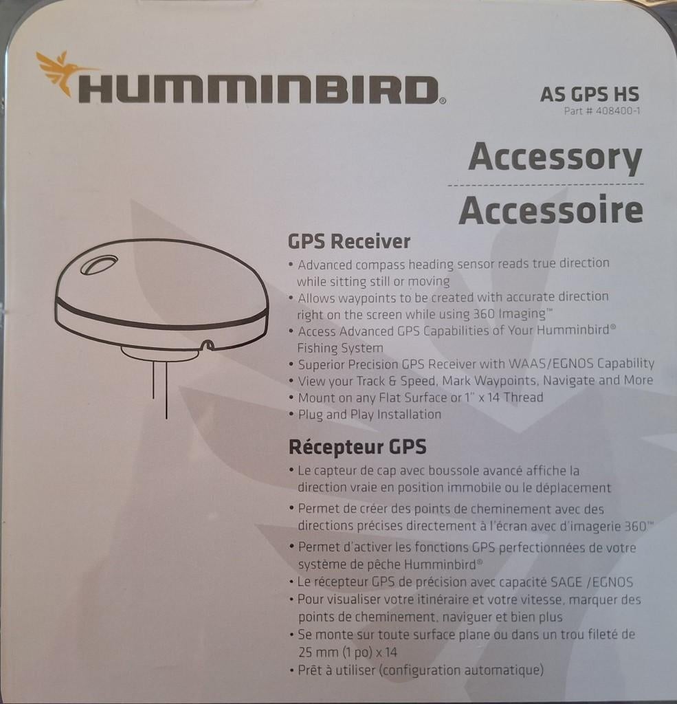 NIEUW:  Humminbird AS GPS HS Antenne + Kompas / Heading, Ophalen of Verzenden, Nieuw, Gps of Kompas