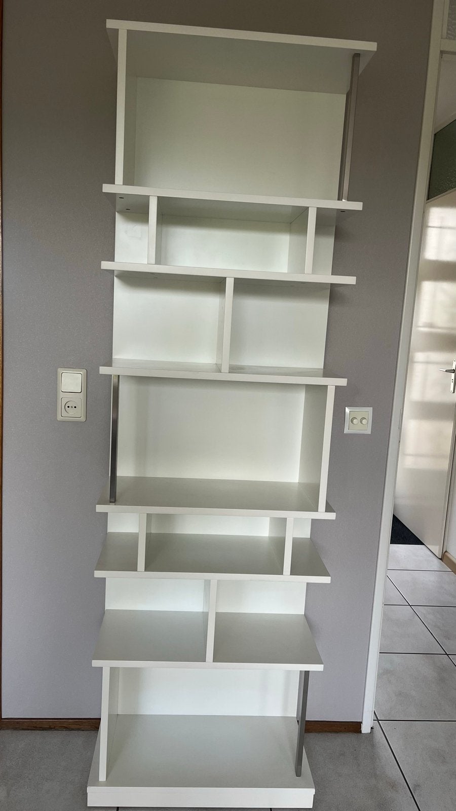 Xooon Vakkenkast Wit - H200xB60xD30 cm, Gebruikt, 200 cm of meer, 25 tot 50 cm, Overige materialen