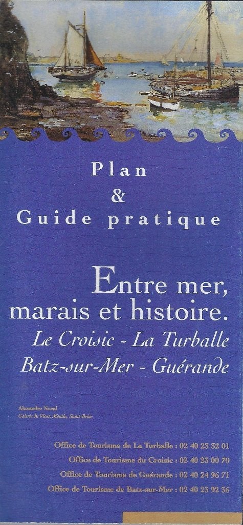 C217 plattegrond batz sur mer guerande le croises, 2000 tot heden, Ophalen of Verzenden, Nederland, Landkaart