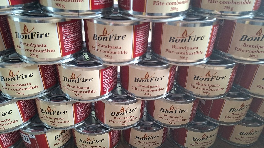 50x Bonfire potjes Brandpasta brand GEL Nieuw!, ., Nieuw, Ophalen of Verzenden, .